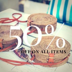 50%  OFF ON THE ALL ITEMS